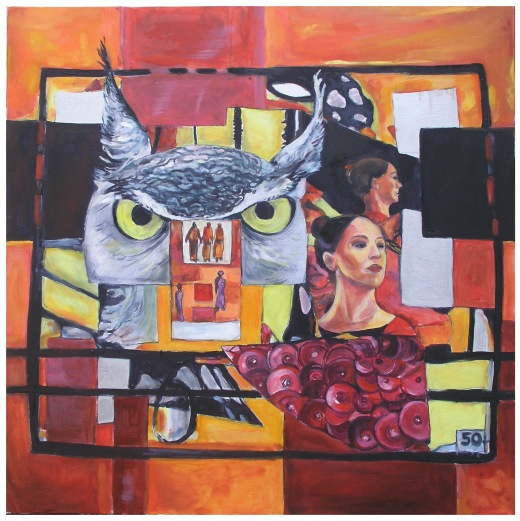 Öl auf Leinwand / H 100cm x B 100cm / 2011