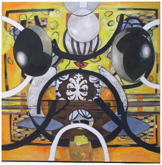 Öl auf Leinwand / H 100cm x B 100cm / 2011