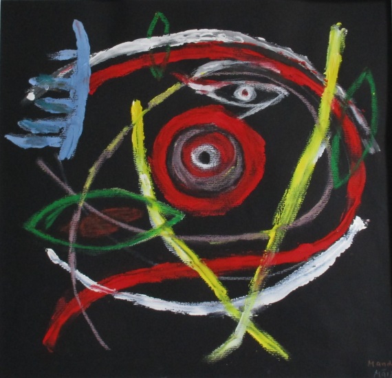 Acryl, Pastell auf Papier / 2013