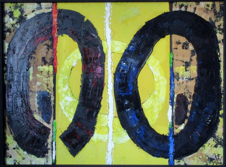 Öl auf Hartfaserplatte / H 89cm x B 119cm / 2016