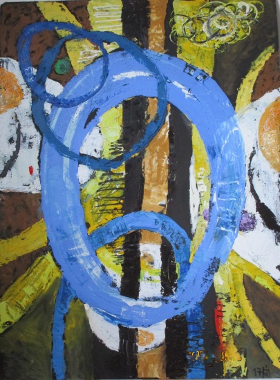 Öl auf Hartfaserplatte / H 121cm x B 89.6cm / 2017