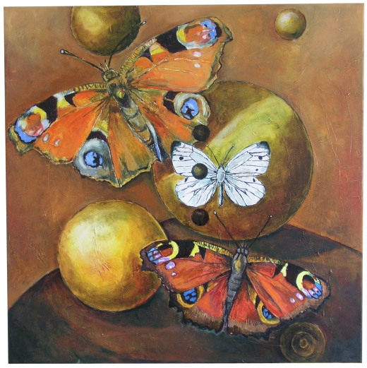 Öl auf Leinwand / H 90cm x B 90cm / 2009